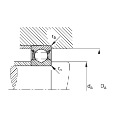 S 61806-2Z, (j) DIN 625-1 ˜ʵҪߴ, ɂ(c)g϶ܷ