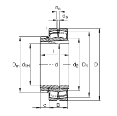 {ĝLS 23136-E1-K-TVPB + H3136, (j) DIN 635-2 ˜ʵҪߴ, F׺;o