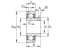 S GAY100-NPP-B-AS2/V, Ȧ ƽ^ᔶλɂ(c) P ܷ⣬(j) ABMA 15 - 1991Ӣ